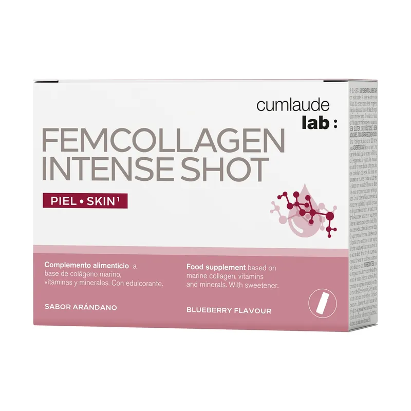Express Delivery Femcollagen intense shot (collagen - skin) 7 vials of 25ml Cumlaude Lab