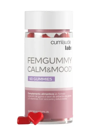 Femgummy calm & mood (emotional well-being) 60 Jelly beans of 3g Cumlaude Lab Final Sale
