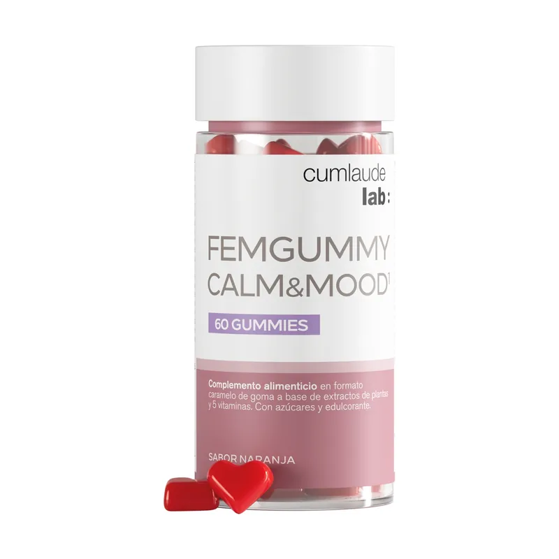 Femgummy calm & mood (emotional well-being) 60 Jelly beans of 3g Cumlaude Lab Final Sale