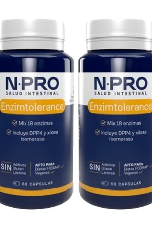 Enzyme intolerance pack 2 units of 60 capsules NPro Buy Direct