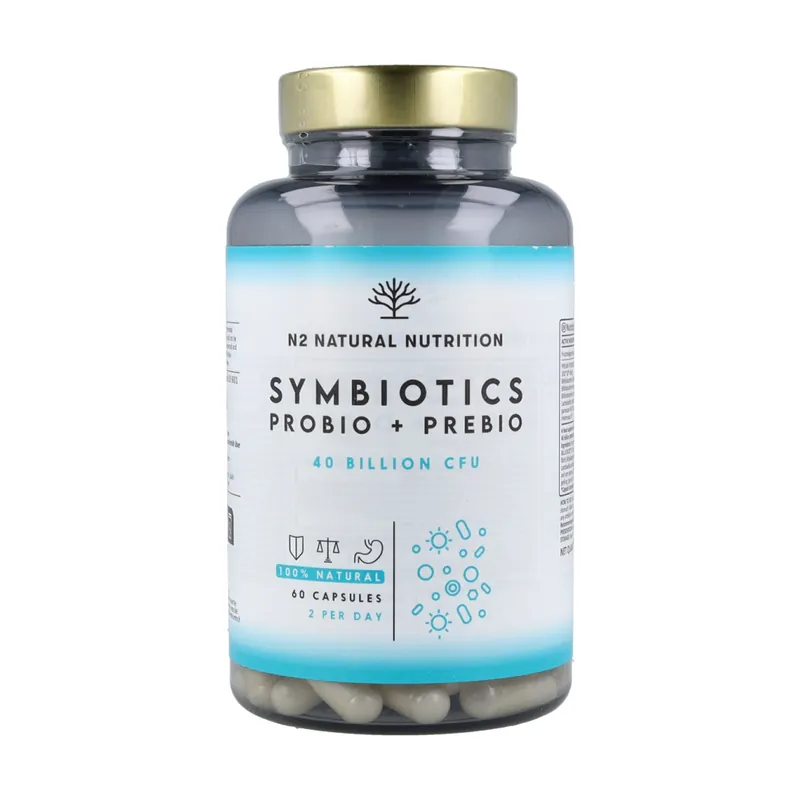 Symbiotics probio+prebio (digestive system) 60 capsules N2 Natural Nutrition Weekend Sale