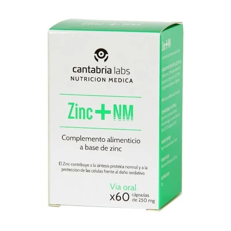 Fan Favorite Zinc nm 60 capsules of 250mg Nm