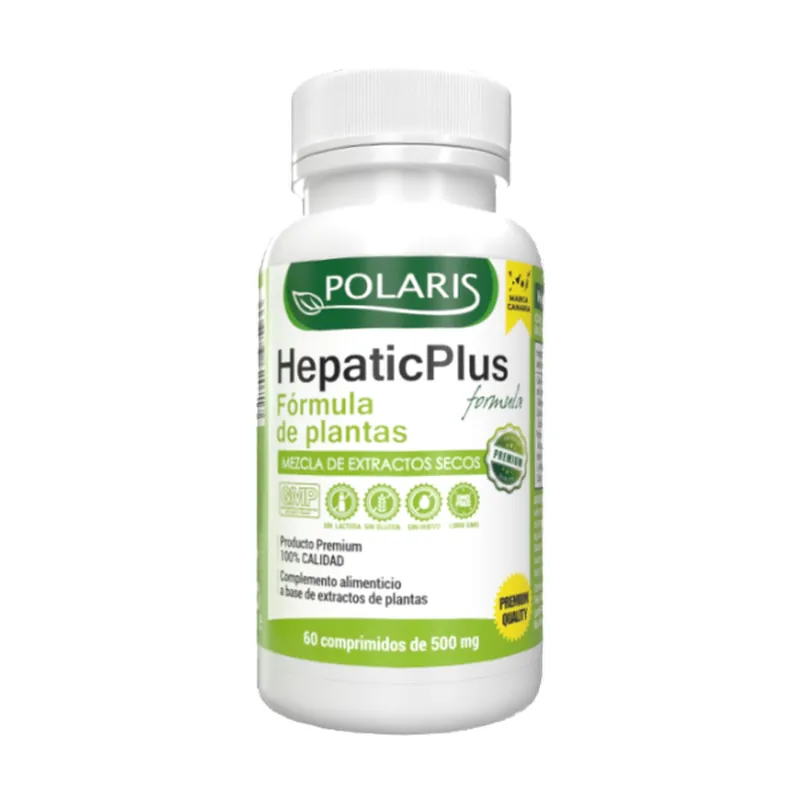 Sale Hepatic plus liver function 60 tablets of 500mg Polaris