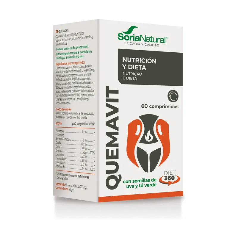Quemavit 60 tablets Soria Natural Buy Online