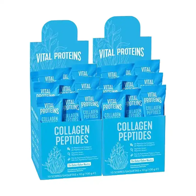 Top Rated Unflavored collagen peptides pack 20 packets of 10g Vital Proteins