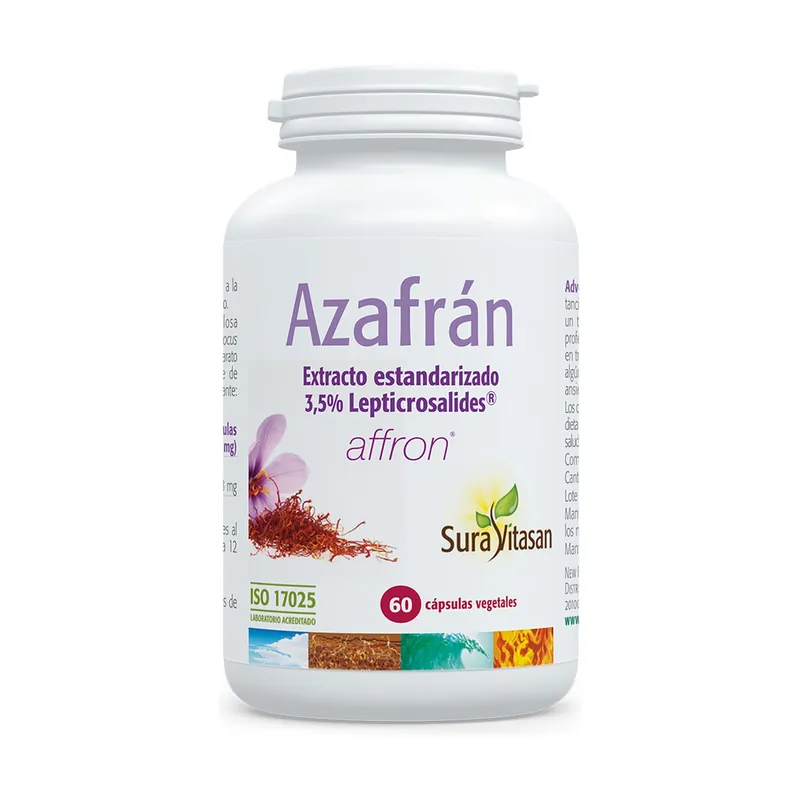 Saffron 60 vegetable capsules Sura Vitasan Special Offer