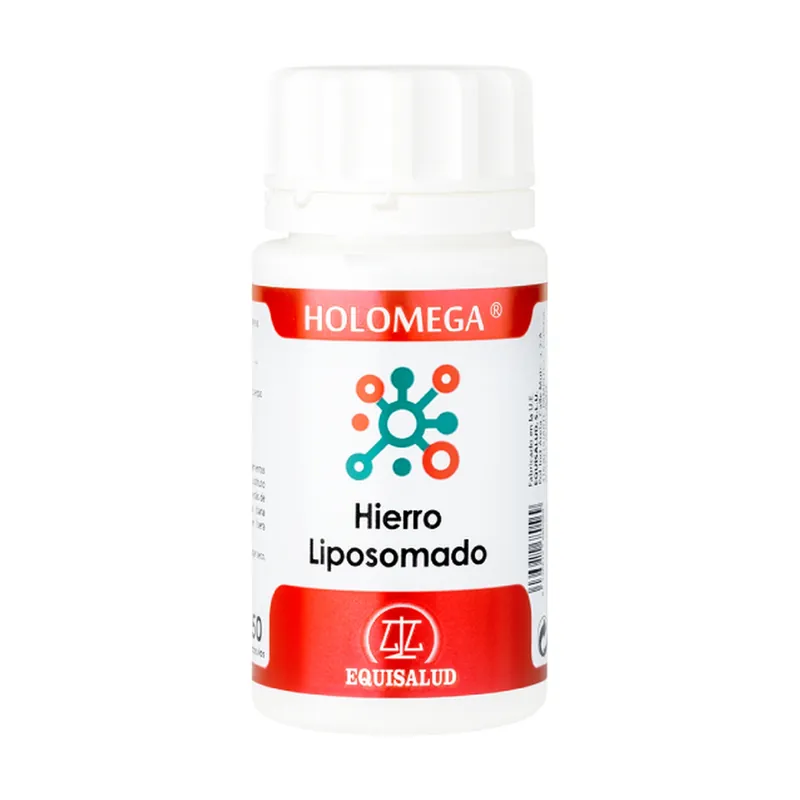 Buy Online Holomega liposomal iron 50 capsules of 560mg Equisalud