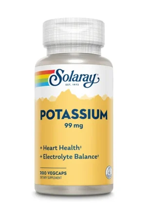 Sale Potassium citrate 200 capsules Solaray