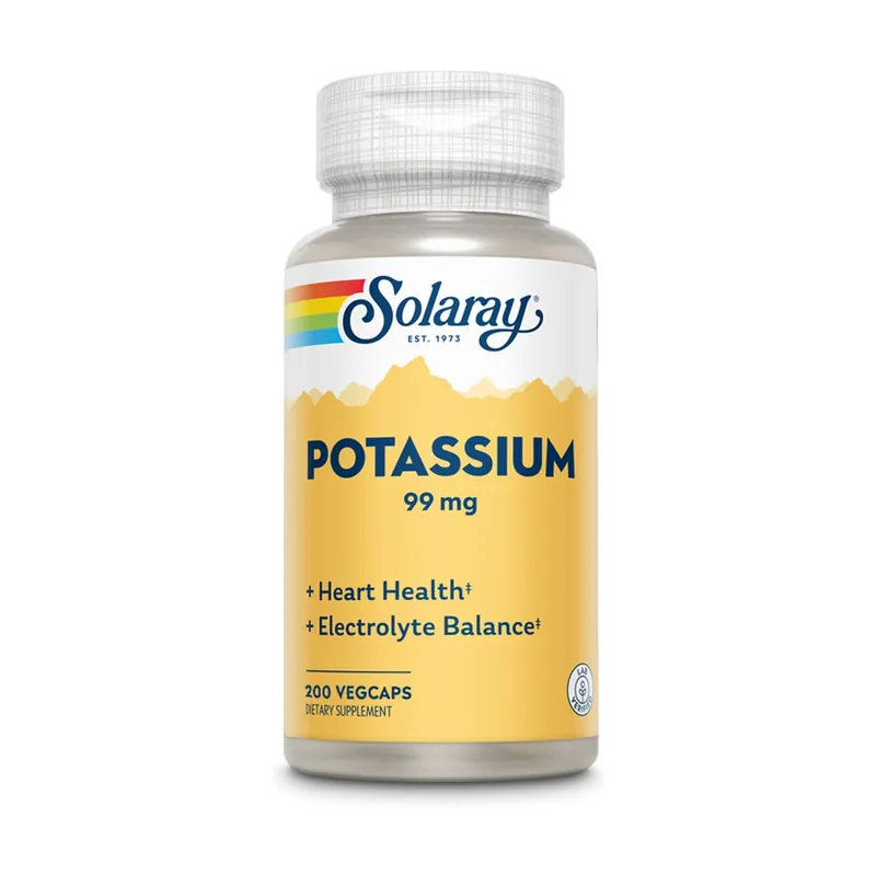 Sale Potassium citrate 200 capsules Solaray