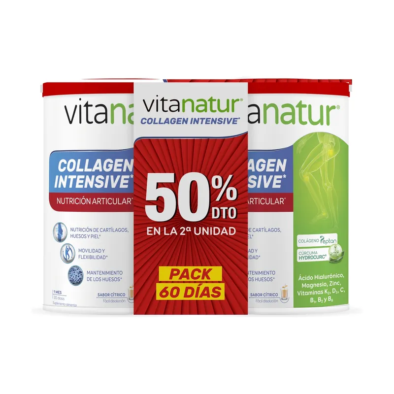 Express Delivery Promo pack vitanatur collagen intensive 2 units of 360g Vitanatur