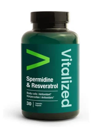 Limited Time Spermidine and antioxidant resveratrol 30 capsules Vitalized
