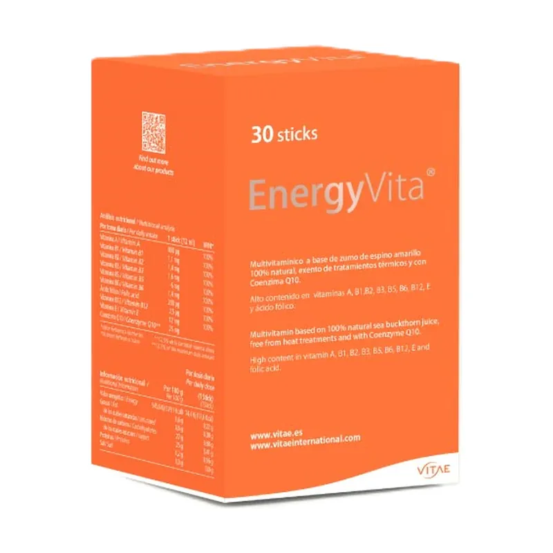 EnergyVita vitamins and sea buckthorn 30 sticks Vitae Factory Price