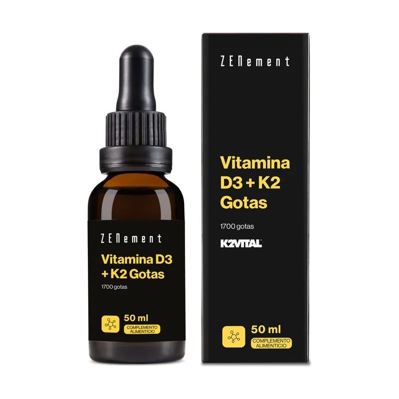Vitamin d3+k2 drops 50 ml Zenement Brand New