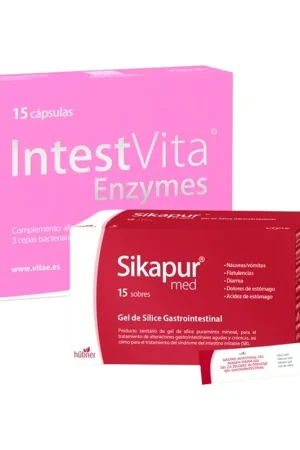 Fast Shipping Sikapur® gastro + intestvita® enzymes pack 15 sachets + 15 capsules Vitae