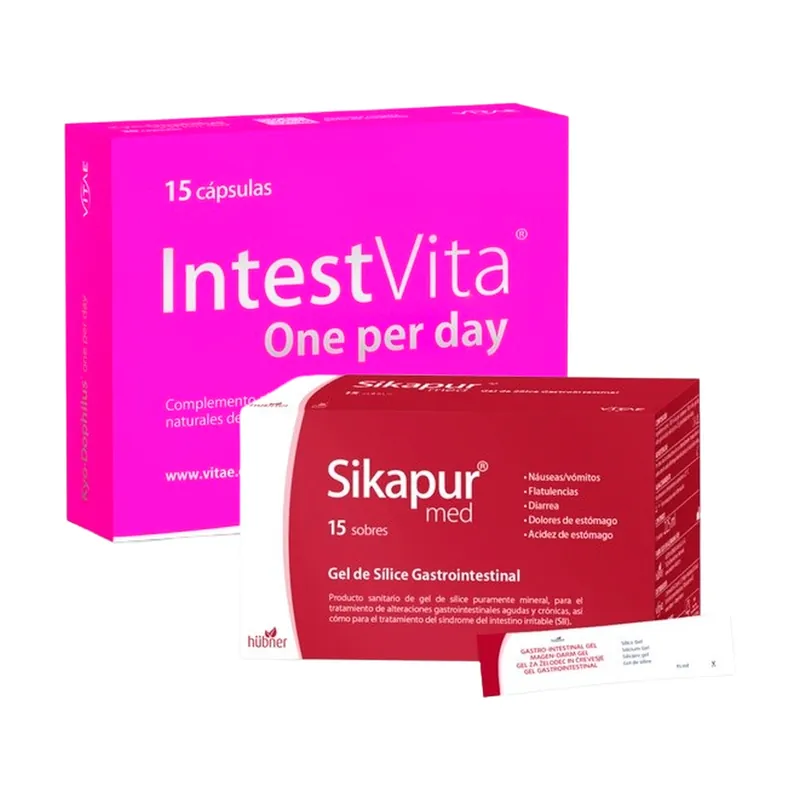 Luxury Sikapur® gastro + intestvita® one per day pack 15 sachets + 15 capsules Vitae