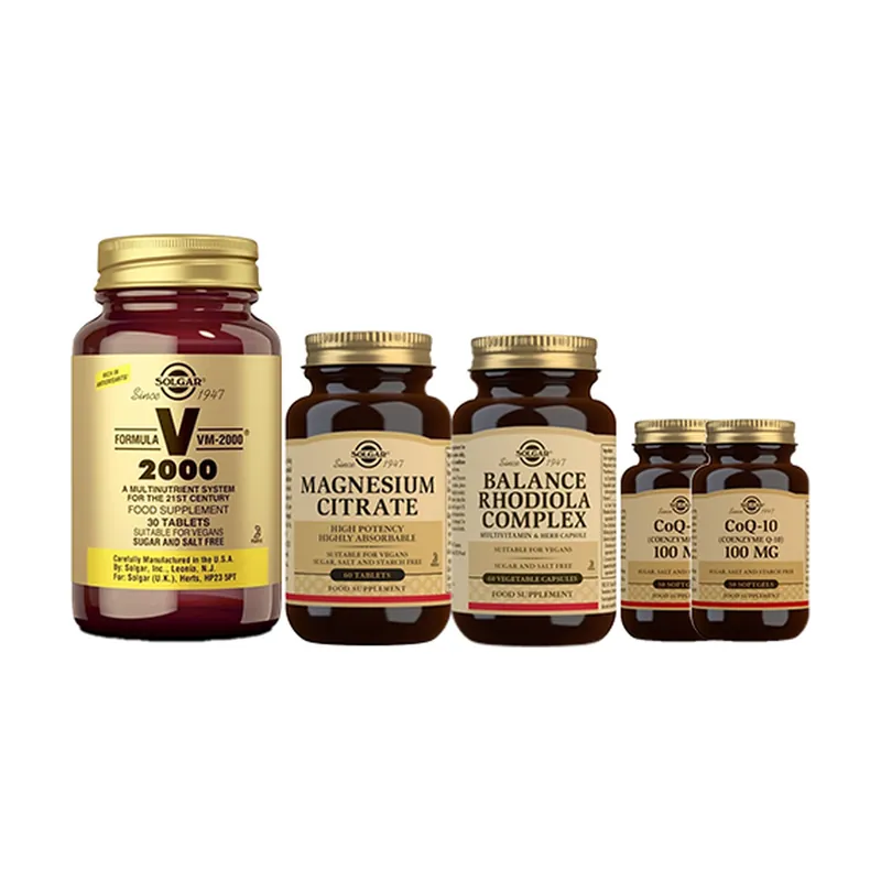 Energy pack all month 60+60+90+30+30 capsules Solgar Fast Shipping
