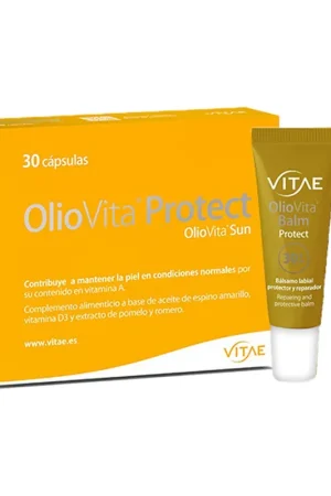Best Price Oliovita protect skin and protect lip balm pack 30 capsules + 10 ml Vitae