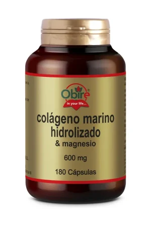 Buy Today Hydrolyzed marine collagen + magnesium 600 mg 180 capsules Obire