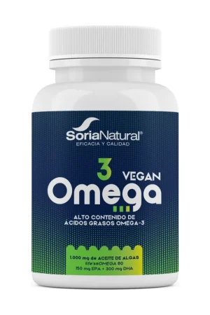 Vegan omega-3 60 softgels of 724.5mg Soria Natural Cheap