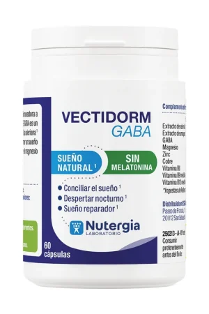 High Quality Vectidorm gaba (sleep) 60 capsules Nutergia