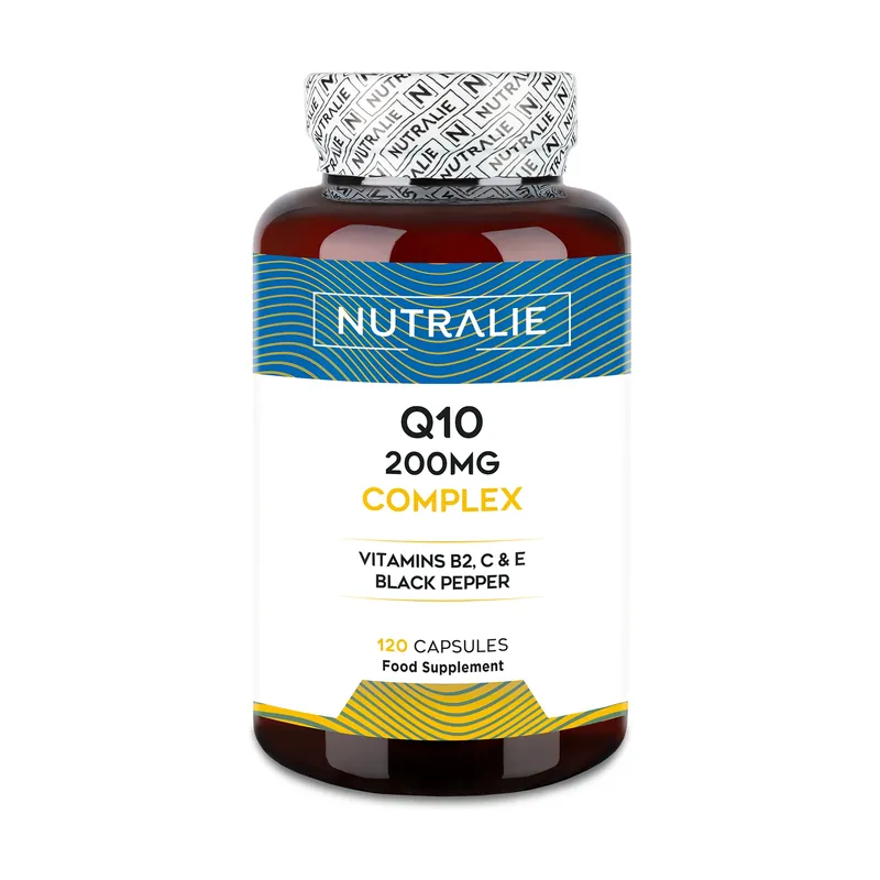 Buy Online Q10 complex 250mg with vitamin c e and b2 120 capsules of 250mg Nutralie