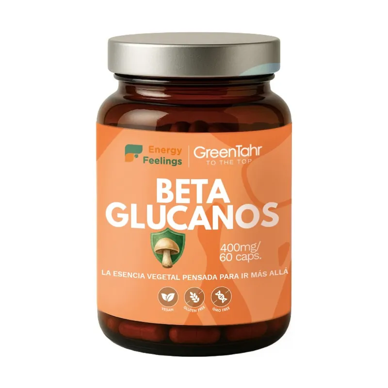 Betaglucans 400mg 60 capsules of 400mg Energy Feelings Brand New