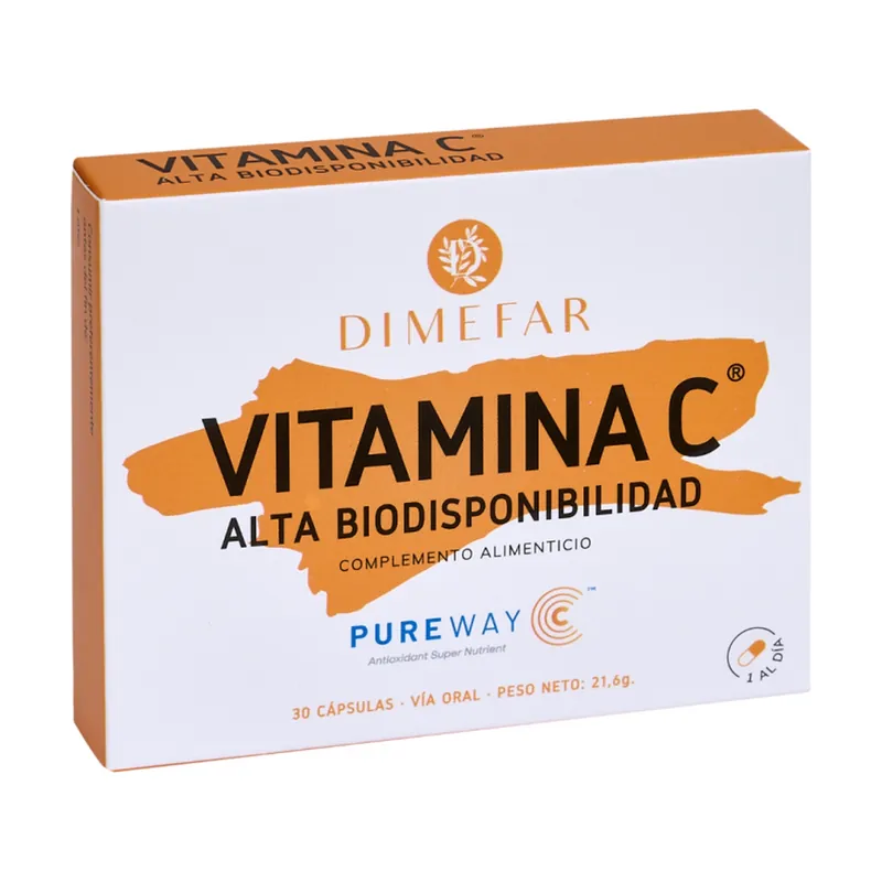 Best Choice Pureway-c vitamin c 500 mg 30 vegetable capsules Dimefar