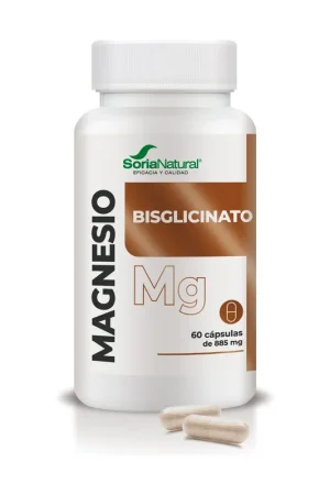 Save Now Magnesium bisglycinate 60 capsules Soria Natural