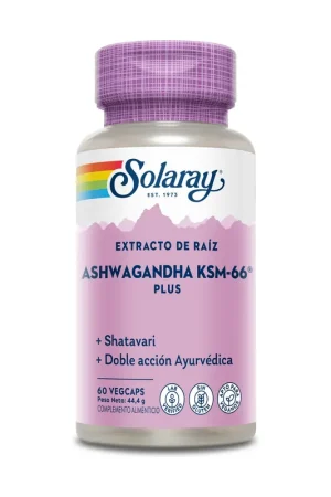 Price Cut Ashwagandha ksm-66 plus 60 capsules Solaray