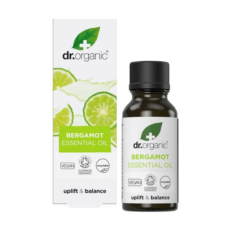 Organic and 100% pure bergamot essential oil 10 ml of oil Dr. Organic Best Price