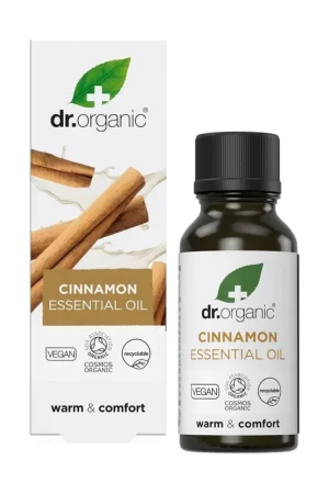 Organic and 100% pure ceylon cinnamon essential oil 10 ml of oil Dr. Organic One Day Deal