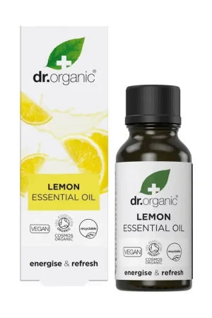 Organic and 100% pure lemon peel essential oil 10 ml of oil Dr. Organic Exclusive Offer