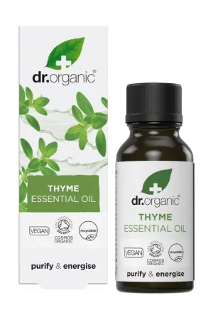 Next Day Delivery Thymol bio thyme essential oil 100% pure 10 ml of oil Dr. Organic