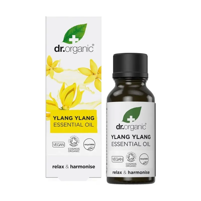 Exclusive Offer Organic and 100% pure ylang ylang essential oil 10 ml of oil Dr. Organic