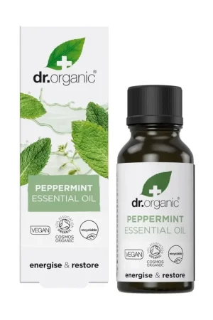 100% pure peppermint oil 10 ml of oil Dr. Organic In Demand