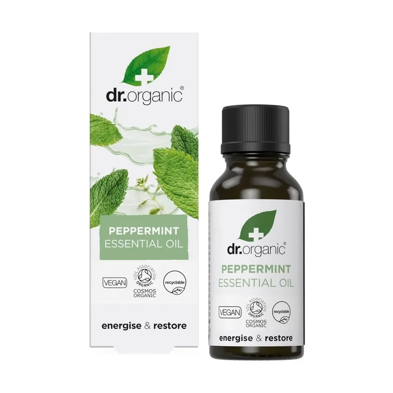 100% pure peppermint oil 10 ml of oil Dr. Organic In Demand