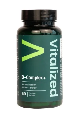 B-complex+ 60 capsules Vitalized Same Day Shipping