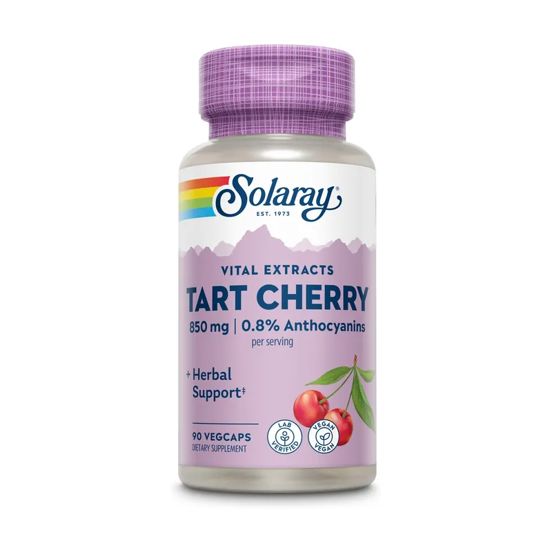 Tart cherry (sour cherry fruit extract) 90 capsules Solaray Fast Shipping