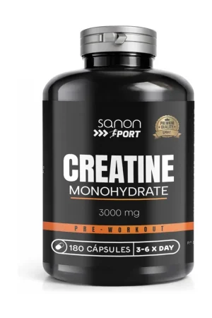 Sport creatine monohydrate 180 capsules Sanon Fresh Stock