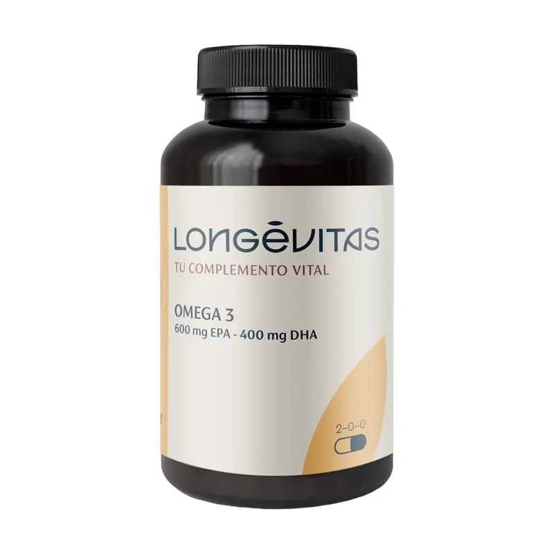 While Supplies Last Omega 3 600mg epa - 400mg dha 60 softgels of 1650.03mg Longevitas