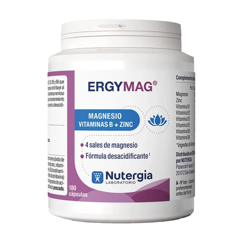 Ergymag magnesium 180 capsules Nutergia Markdown
