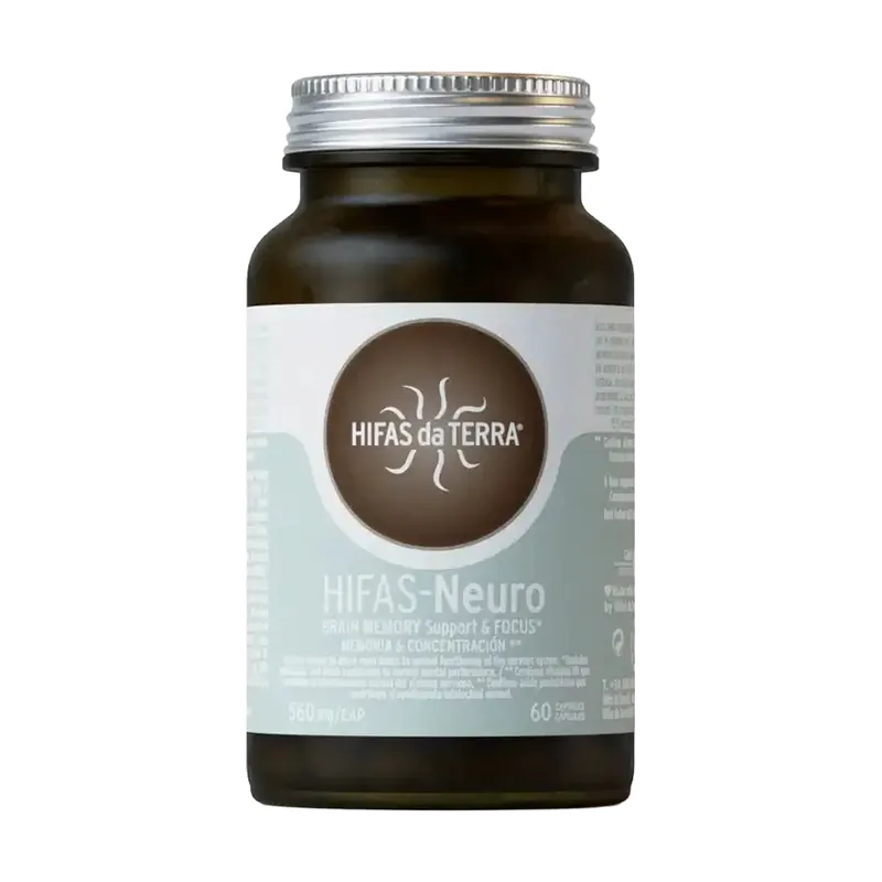 Buy Today Hifas-neuro memory and concentration 60 capsules of 560mg Hifas da Terra