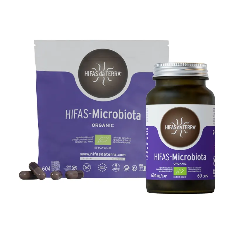 Hifas microbiota pack 120 capsules of 604mg Hifas da Terra Free Returns