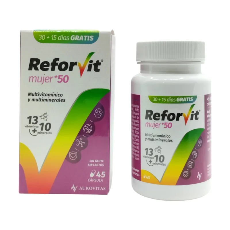 Flash Sale Reforvit woman +50 45 capsules Aurovitas