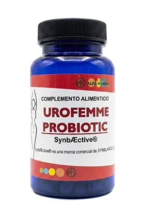Urofemme probiotic 30 vegetable capsules Alfa Herbal Crafted