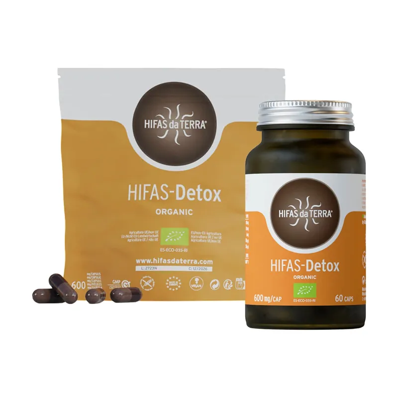 Crafted Hifas detox pack 120 capsules of 600mg Hifas da Terra