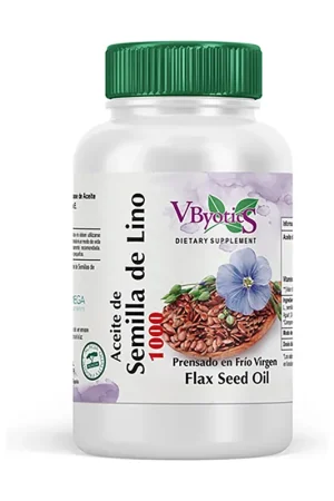 Limited Time Linseed seed oil 120 softgels Vbyotics