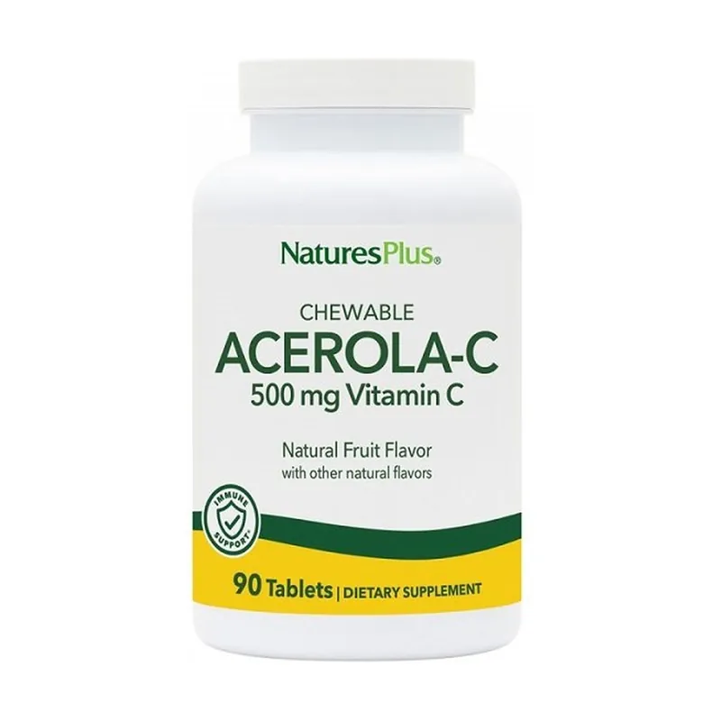 Acerola c 500mg 90 chewable tablets Natures Plus Price Cut