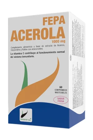 Get Yours Acerola immune system 60 chewable tablets of 1000mg Fepa