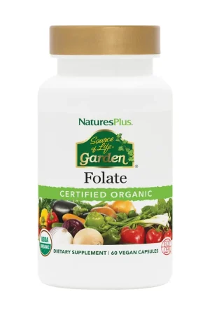 Time-Limited Folate source of life garden 60 capsules Natures Plus